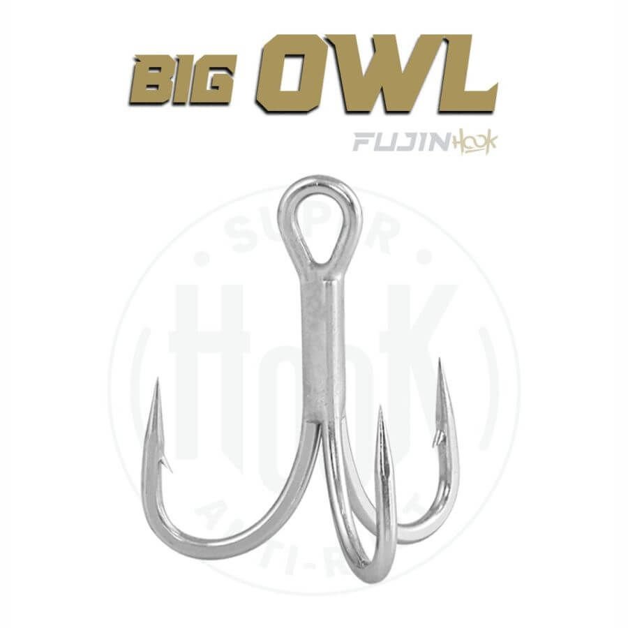 Fujin Big OWL Süper Anti-Rust Üçlü Kanca