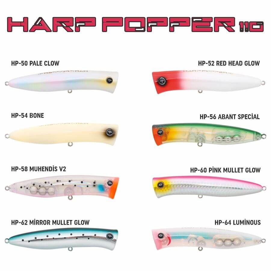 Hanfish Harp Popper 11 cm 30 gr Su Üstü Popper