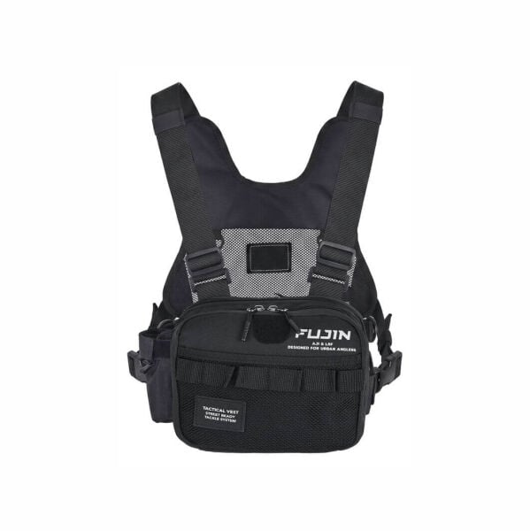 Fujin Tactical Vest Black Balıkçı Çantası