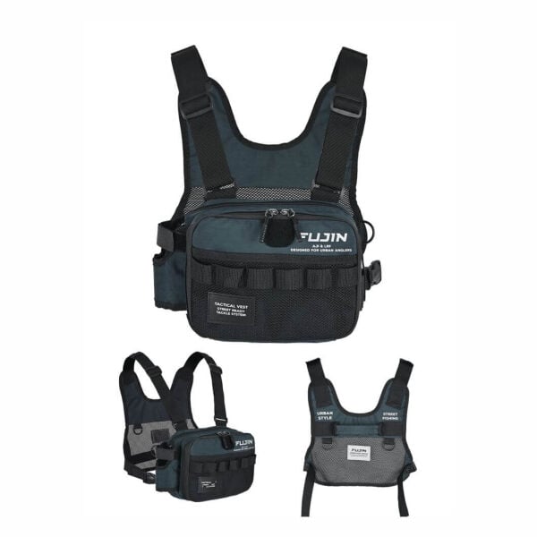 Fujin Tactical Vest Indigo Balıkçı Çantası