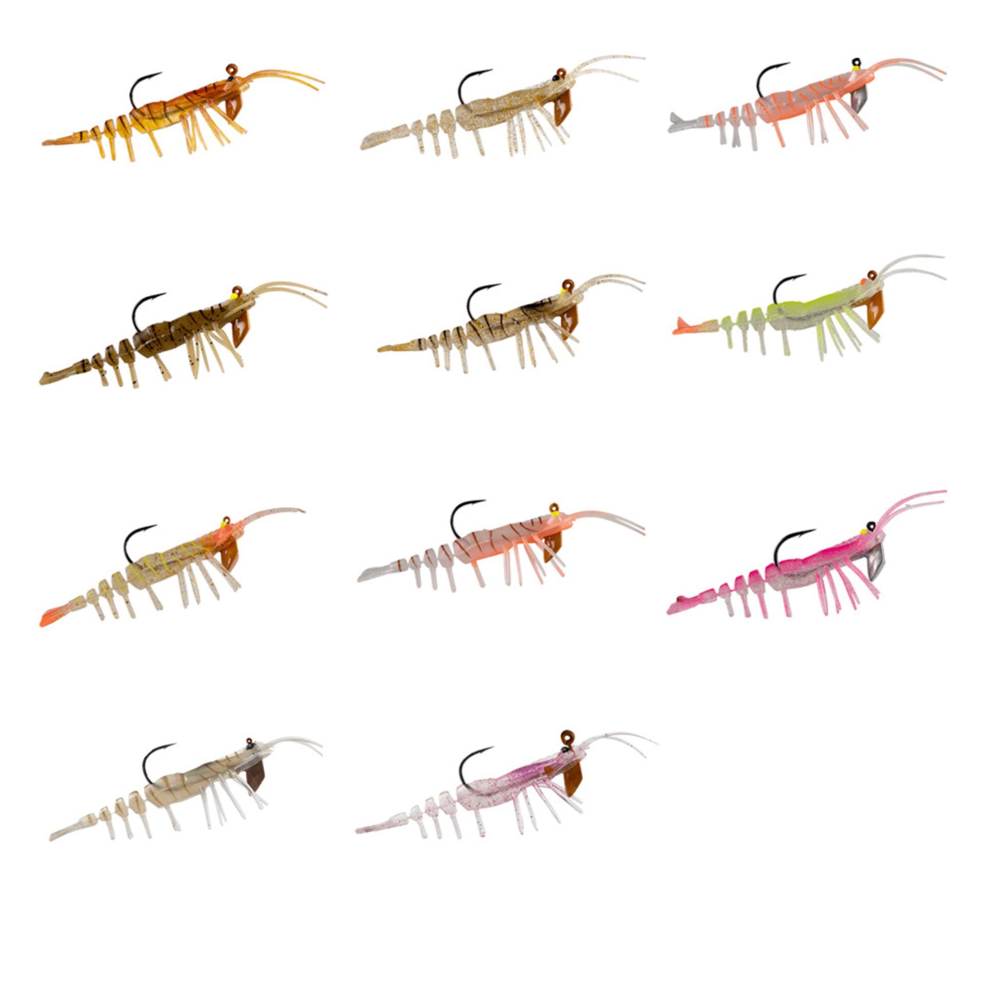 Hanfish Teke Shrimp 7.5 cm 7 gr Silikon Karides