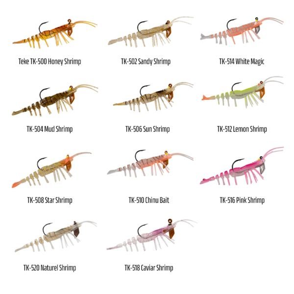 Hanfish Teke Shrimp 7.5 cm 7 gr Silikon Karides