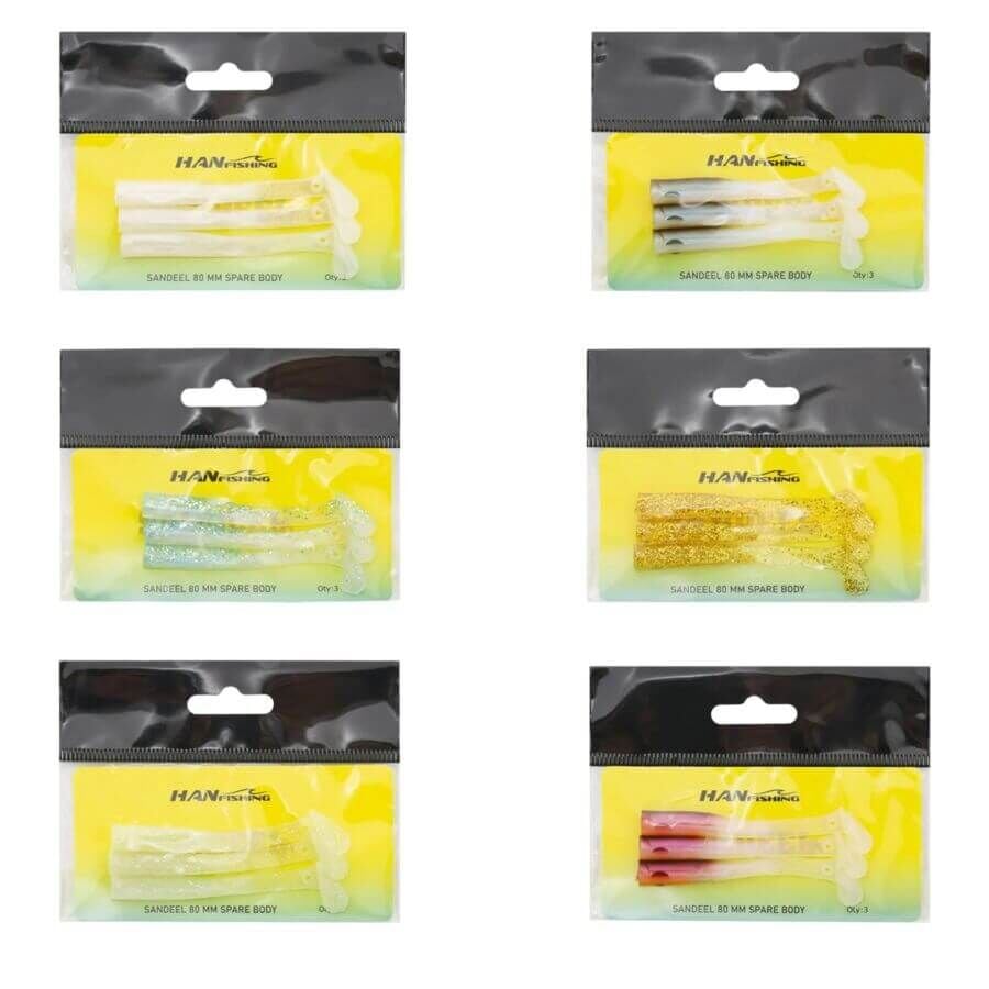 Hanfish Sandeel Silikon 80 Yedek Gövde