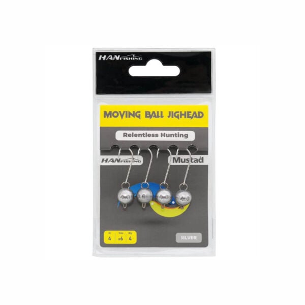 Hanfish Moving Ball Silver #8 Mafsallı Jighead