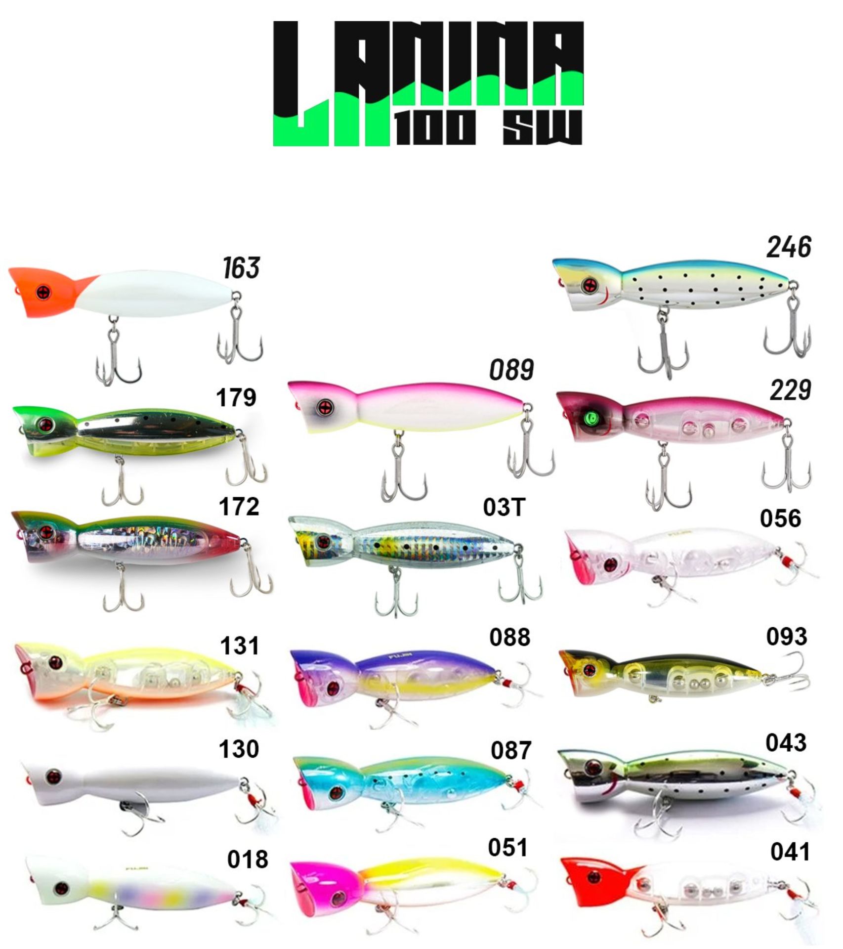 Fujin La-Nina 10 Cm 24 Gr Su Üstü Popper
