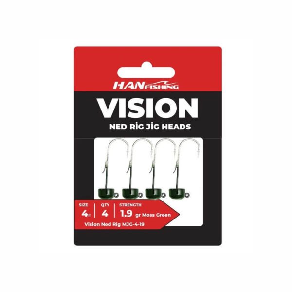 Hanfish Vision Ned Rig Green Jighead
