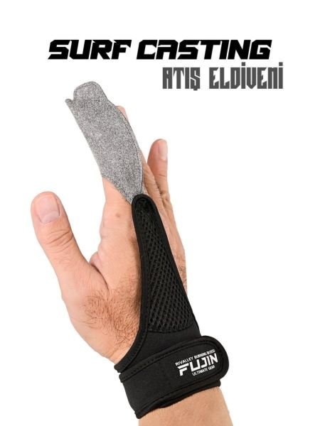 Fujin Pro Angler Surf Casting Atış Eldiveni Black