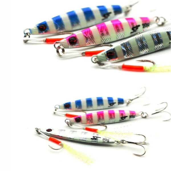 Shufa Psycho Sprat Jig Turkish Zebra Mix 3 Adet