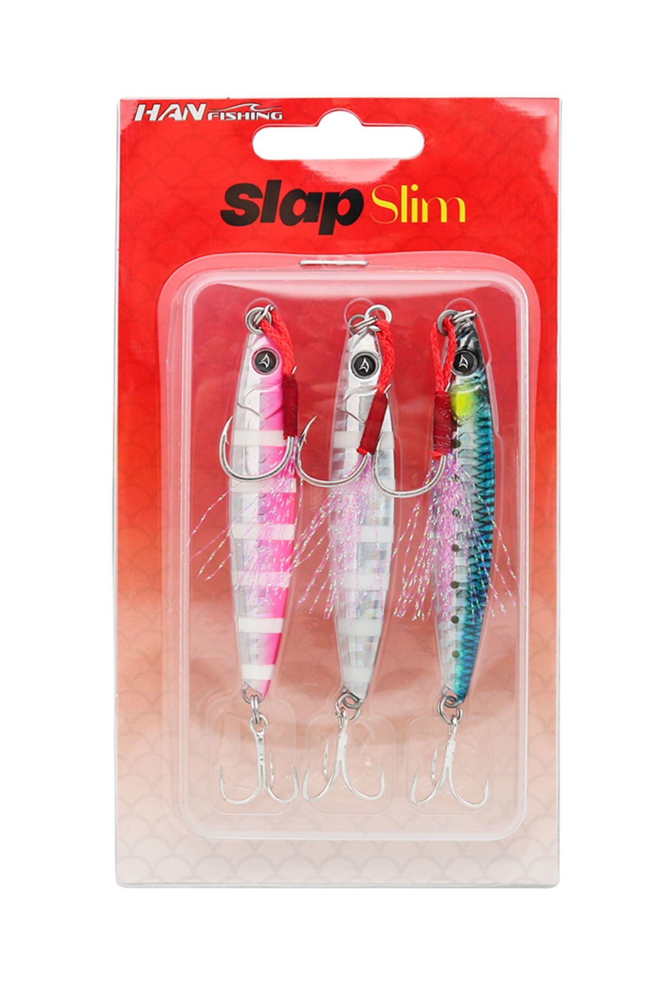 Hanfish Slap Slim Jig Zebra Mix