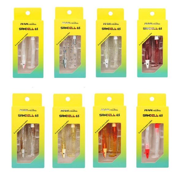 Hanfish Sandeel 6.5 cm 3.2 gr Silikon Yem