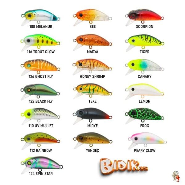 Hanfish Bıdık 3.5 Cm 3.1 Gr Maket Yem