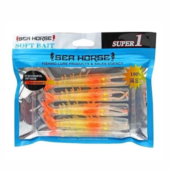 Sea Horse Manic Shrimp 7 cm Karides Yem (4 adet)