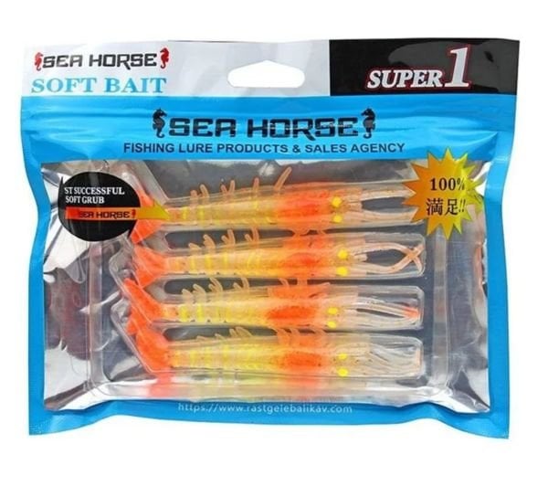 Sea Horse Manic Shrimp 7 cm Karides Yem (4 adet)