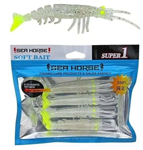 Sea Horse Manic Shrimp 7 cm Karides Yem (4 adet)