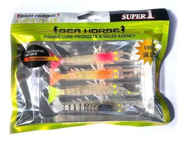 Sea Horse Manic Shrimp 7 cm Karides Yem (4 adet)