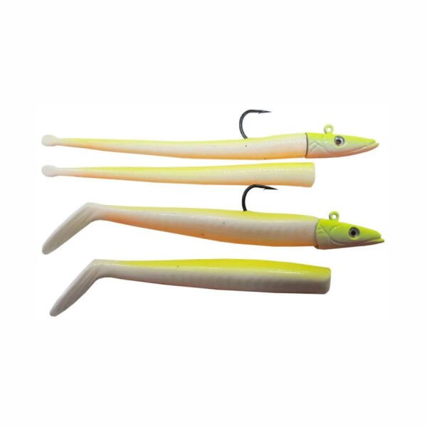 Savage gear Sandeel and Slug 10cm 10g 4+2 Adet - 32 Lemon Back