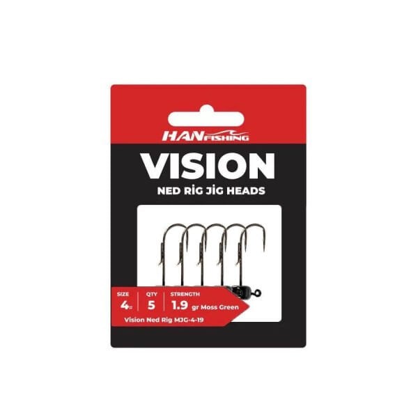 Hanfish Vision Ned Rig Orange Jighead
