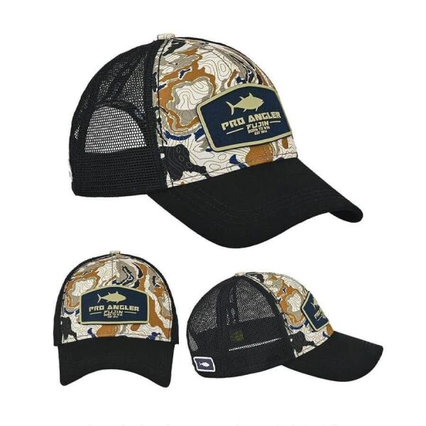 Fujin Pro Angler GEO Natural Camo Balıkçı Şapkası