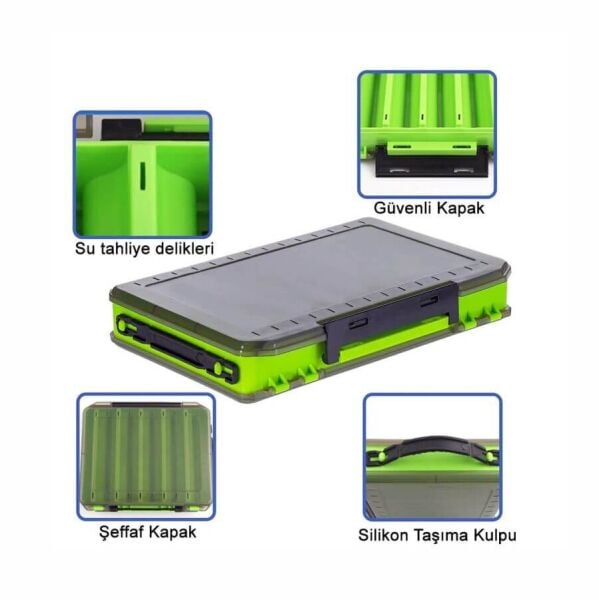 Shufa 16 Cm Çift Taraflı Maket Yem Kutusu