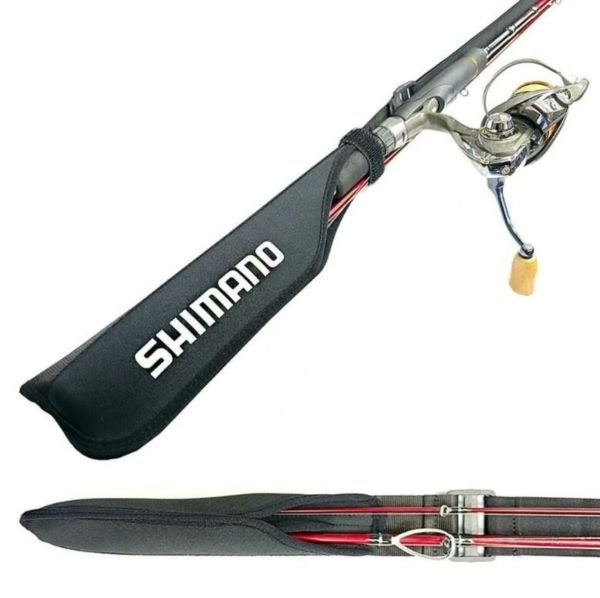 Shimano Baskılı Neopren Ayarlanabilir Kamış Koruma Kılıfı