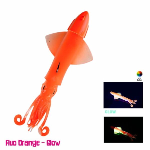 Fujin Calamax EVO 160 Gr Combo Squid Silikon Yem Fluo Orange