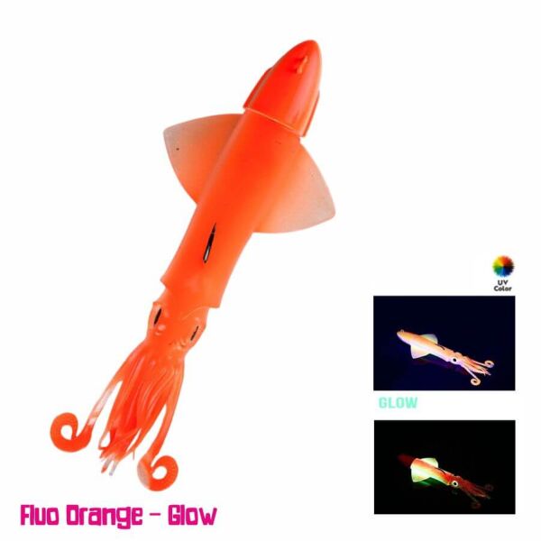 Fujin Calamax EVO Body Silikon Kalamar Gövdesi Fluo Orange