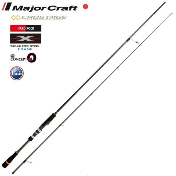 Major Craft New Crostage CRX-792M/S Hard Rock 241 cm 5-25 gr Spin Kamışı