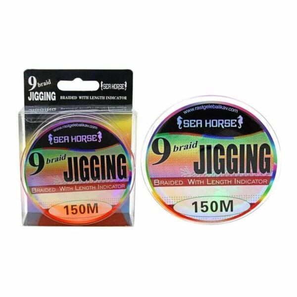 Sea Horse Jigging PE 150mt 9x Moss green İp Misina