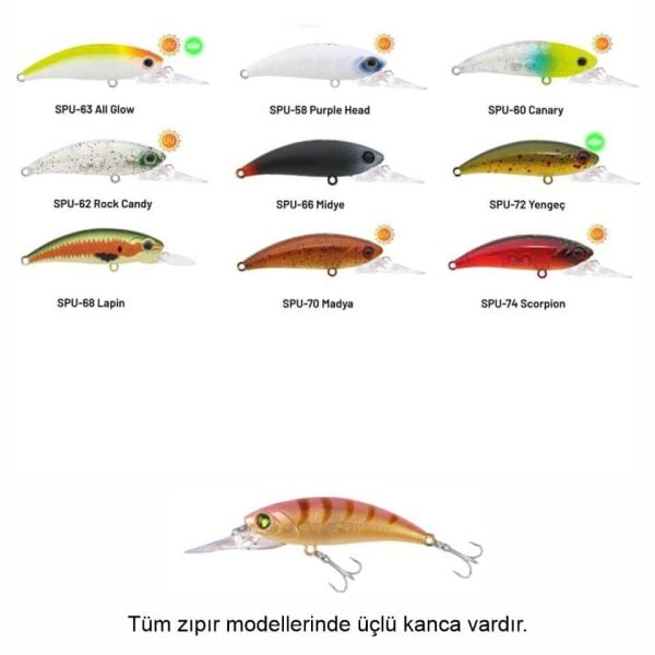Hanfish Zıpır UG 5 Cm 5 Gr LRF Maket Yem