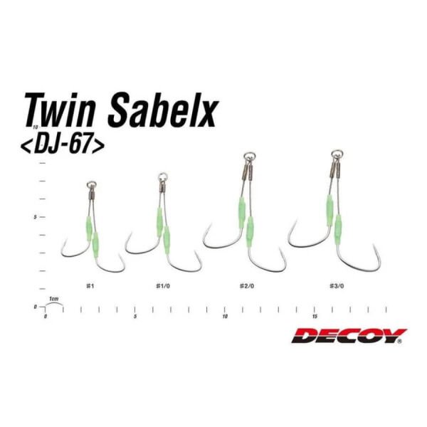 Decoy DJ-67 Twin Sabelx Çelik Tel Asist İğne