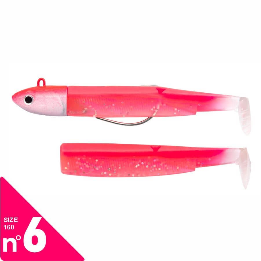 Fiiish BM200/6 BM1432 Combo Off Shore 120gr Rose Fluo Silikon Yem