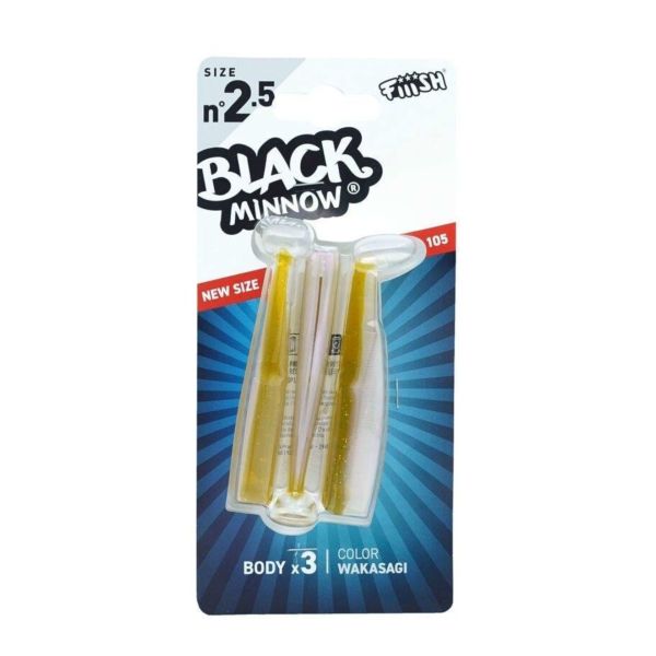 Fiiish Black Minnow BM105/2.5 BM3050 3 Adet Gövde - Wakasagi