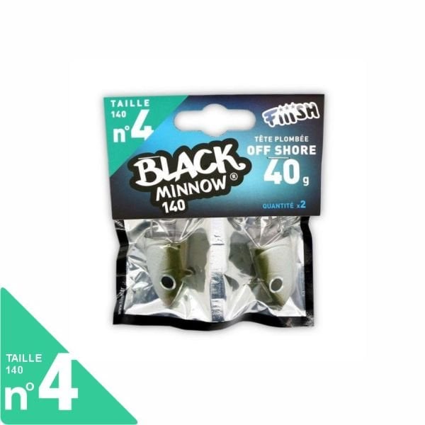 Fiiish BM140/4 BM030 Off Shore 40gr Kaki Jig Head