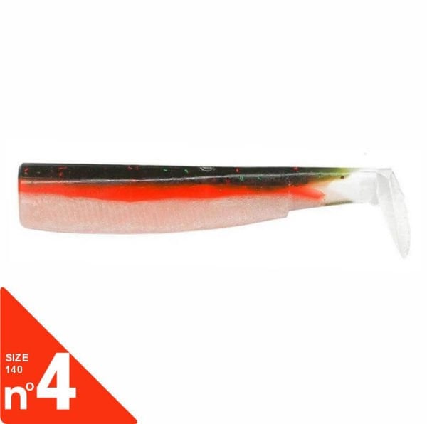 Fiiish BM140/4 BM983 3 Adet Gövde Candy Green Silikon Yem