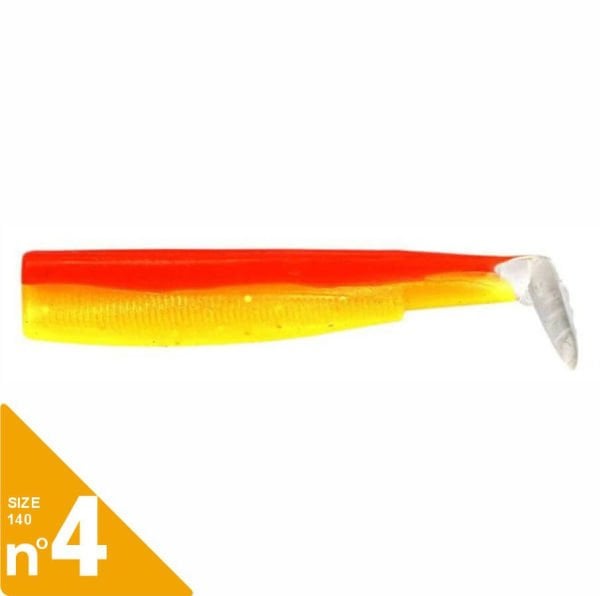 Fiiish BM140/4 BM791 3 Adet Orange Jaune Silikon Yem