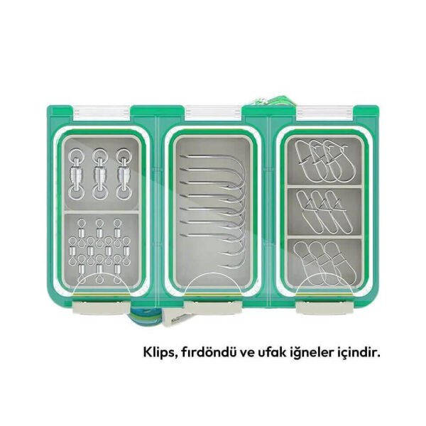 Mebao MK-123 Su Geçirmez Klips ve İğne Kutusu