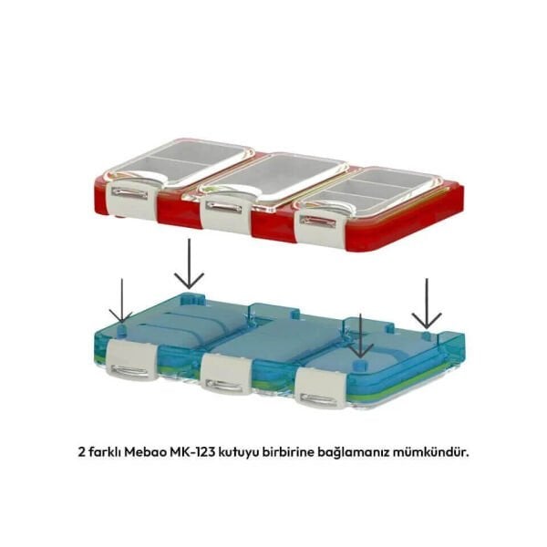 Mebao MK-123 Su Geçirmez Klips ve İğne Kutusu