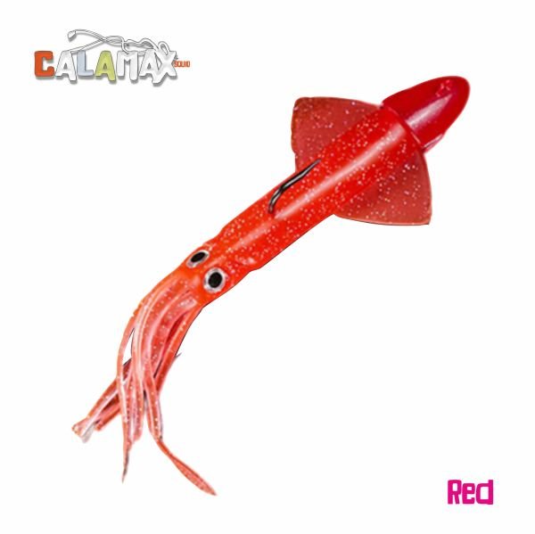 Fujin Calamax Squid 20 cm 120 gr Kalamar Silikon Yem Red