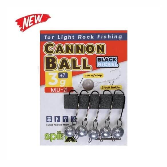 Spiinx Cannon Ball Ham Boyasız Jig Head