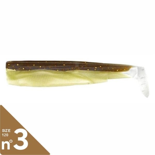 Fiiish BM120/3 Bm023 3 Adet Gövde Sparkling Brown Silikon Yem