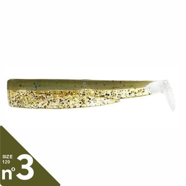 Fiiish BM120/3 BM197 3 Adet Gövde Kaki Paillete Silikon Yem