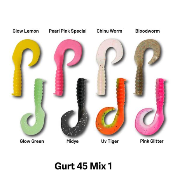 Hanfish Gurt 4.5 Cm Mix Silikon Yem
