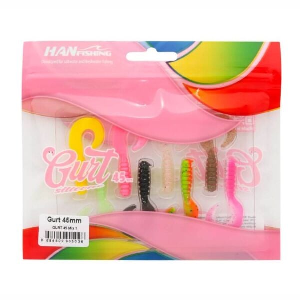 Hanfish Gurt 4.5 Cm Mix Silikon Yem