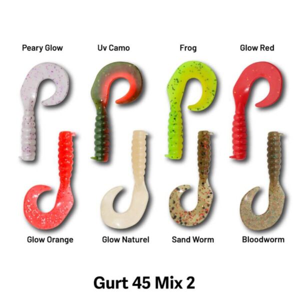 Hanfish Gurt 4.5 Cm Mix Silikon Yem