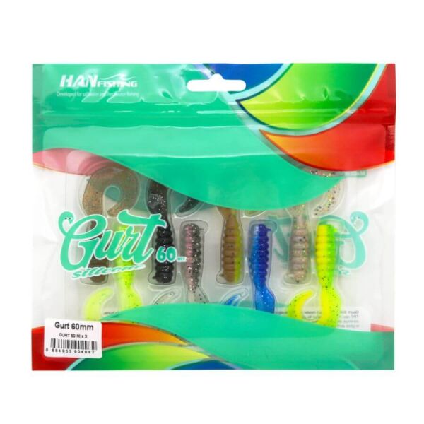 Hanfish Gurt 6 Cm Mix Silikon Yem Mix 3