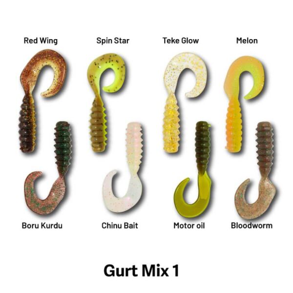 Hanfish Gurt 7 Cm Mix Silikon Yem