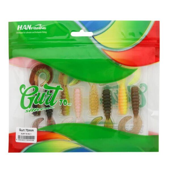 Hanfish Gurt 7 Cm Mix Silikon Yem Mix 1