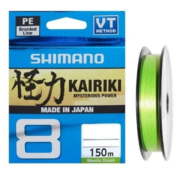 Shimano Kairiki 8x 150 Mt Mantis Green Örgü İp Misina