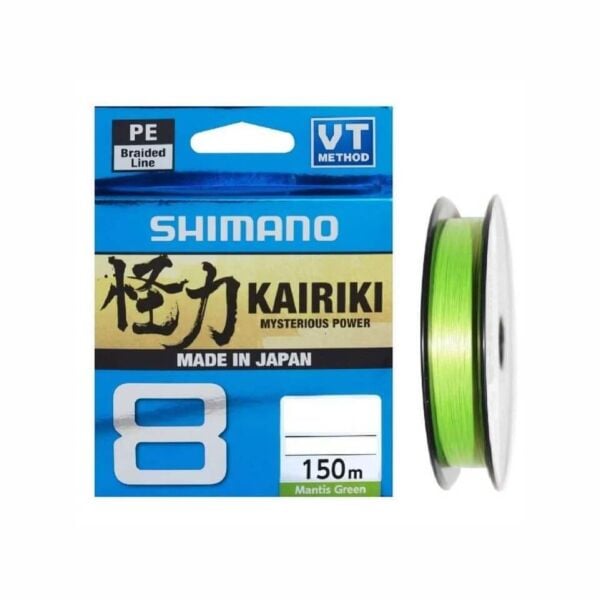 Shimano Kairiki 8x 150 Mt Mantis Green Örgü İp Misina