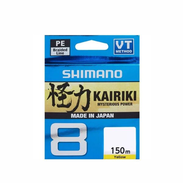 Shimano Kairiki 8x 150M Yellow Örgü İp Misina
